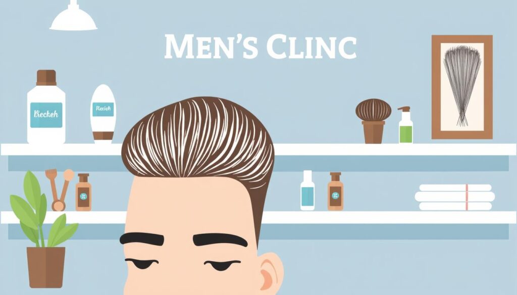 perawatan rambut pria the men's clinic