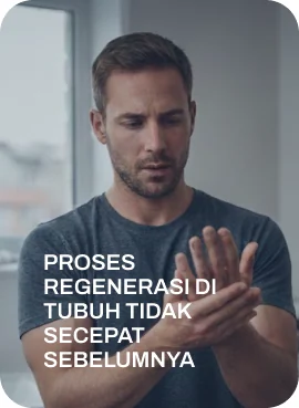 Proses Regenerasi Lebih Lambat