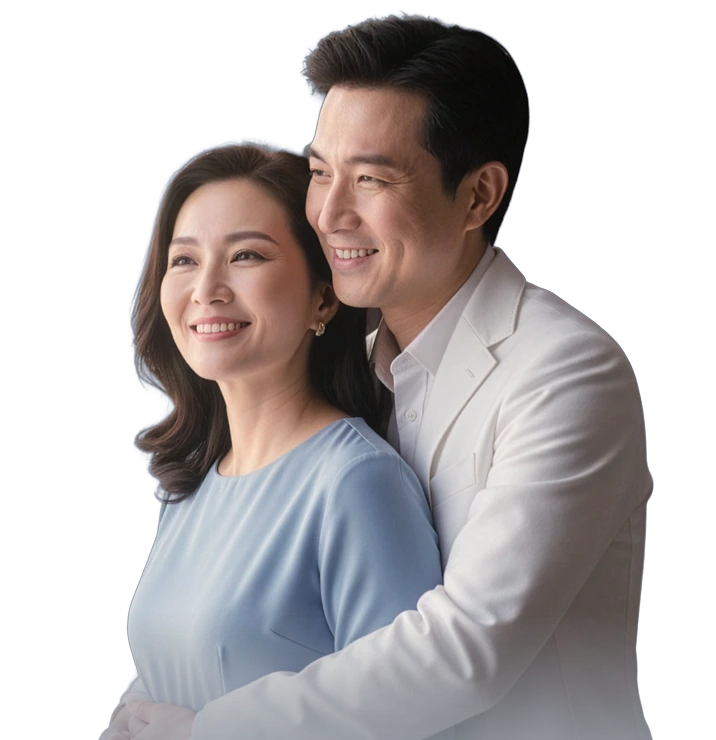 Pasangan bahagia setelah Penile PRP Therapy