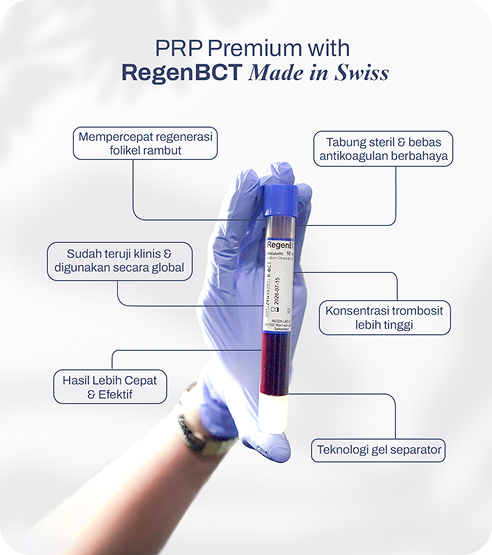 Diagram PRP Premium with RegenBCT Made in Swiss
